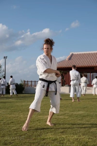 In the middle of Bassai Dai - Picture courtesy of Chris Wilson Photography (Travel 67)