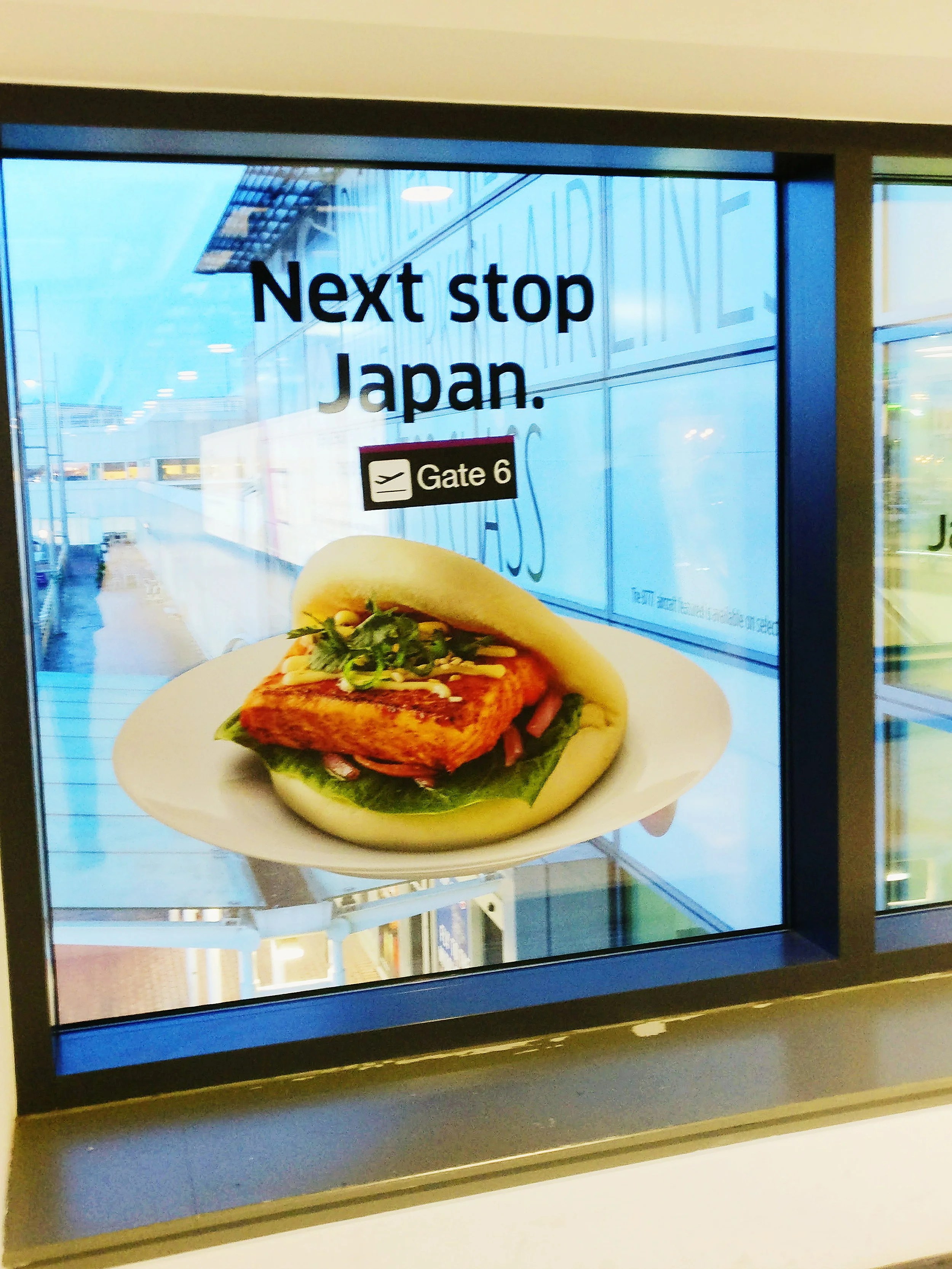  An Advert for Yo! Sushi - it said it all really.    