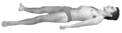 Savasana (Corpse Pose) which I practice for 8 hours every night