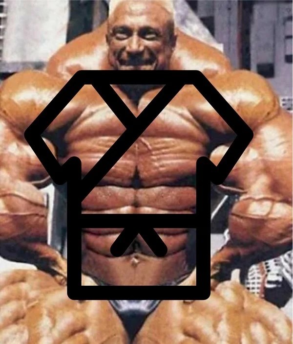   Looks as though he is going to need a bigger Gi  