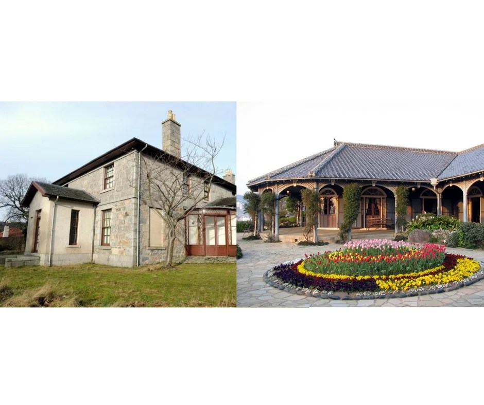  Glover House - North East Scotland (L); South West Japan (R) 